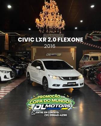 HONDA CIVIC 2.0 LXR 16V FLEX 4P AUTOMÁTICO
